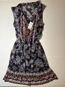 Hollister Floral summer dress size S Comes With Inner Slip Dress NWT - Picture 1 of 7
