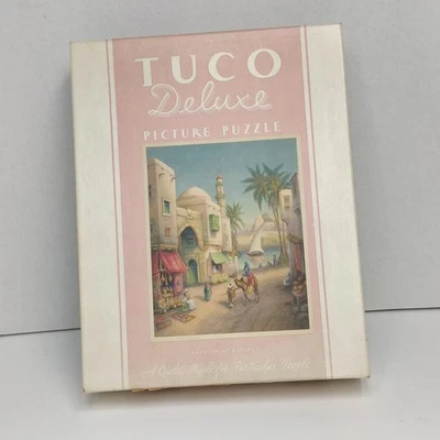 Puzzle Tuco Vintage "Escena en Angiers" 16x20 300 a 500 piezas usado Foto 1 de 4