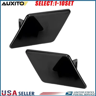 Cubiertas de boquilla de lavado de faros para BMW 325i 328i 330i 335i 2006 2007 2008 2-10X Foto 1 de 4