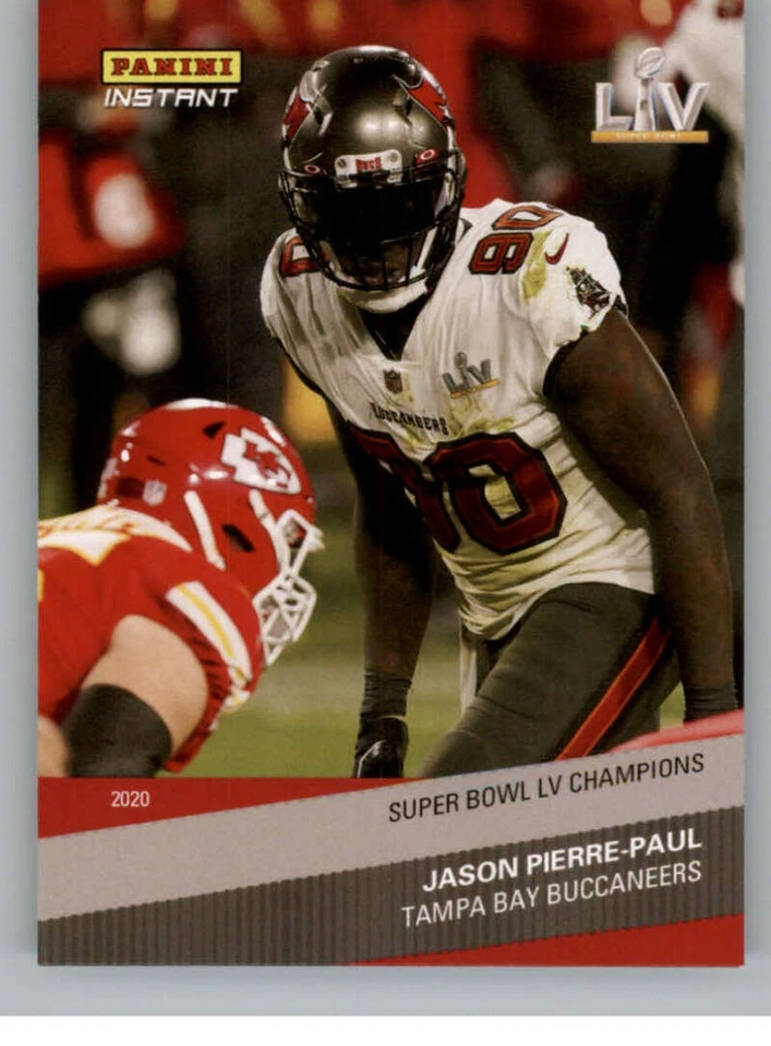 2021 Panini Super Bowl LV Champions Tampa Bay Buccaneers Trading Cards PFL - Image 1 of 1