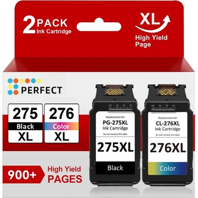 Tinta de color negro PG-275XL CL-276XL para Canon 275 276 PIXMA TR4720 TS3520 TS3722 Foto 1 de 4