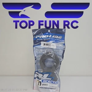 Pro-Line PRO1017003 Reaction HP SC 2.2"/3.0" Ultra Blue Drag Racing Belted Tires - Picture 1 of 2