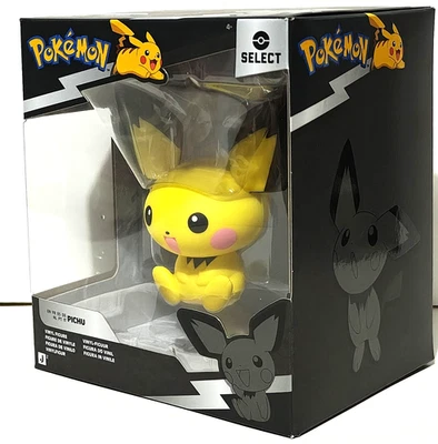 Pokémon Select - Pichu - 乙烯基 4 英寸人偶 - 收藏品 - Jazwares - 系列 5  — 第 1/4 张图片