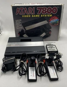 Atari 7800 Video Game System W/ Controllers, Cords & Original Box - Picture 1 of 11