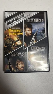 Missing In Action / Delta Force 2 / Code Of Silence / Hero And The Terror (DVD) - Picture 1 of 5