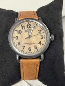 Shinola Runwell Petoskey Stone Dial Leather Strap 41 MM - Picture 1 of 5