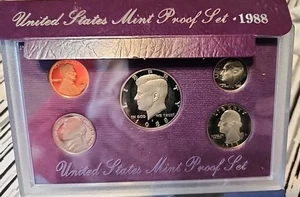 1988-S PROOF SET USA Mint Set Close Up Photos. KOMBIVERSAND Avlb. - Bild 1 von 21