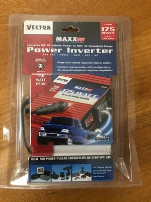 Vector MaxxSST 175 Watt Power Inverter For Vehicles - Image 1 of 2