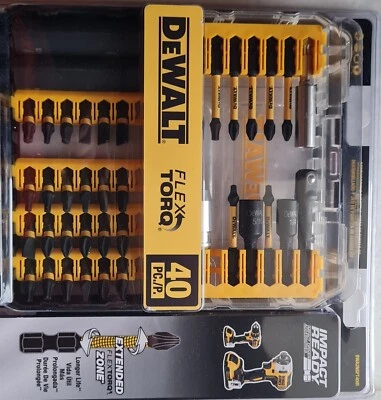DEWALT FlexTorq Impact Driver Bit Set, 40-Piece - Image 1 of 4