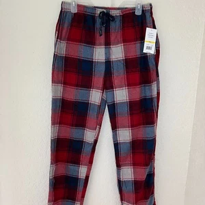 Perry Ellis Portfolio Men's Medium Plaid Pajama Sleepwear Lounge Pants Red NWT - Picture 1 of 9