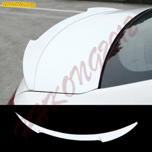 For Mazda 3 2014-2019 ABS White Blade Rear Spoiler Tail Trunk Lip Wing Bar *1PCS - Picture 1 of 4