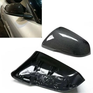 Für Toyota Supra 2018-2020 Seitenspiegel Abdeckkappe Ersetzen Kohlefaser Schwarz - Picture 1 of 6