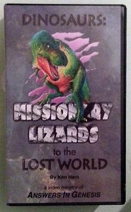 DINOSAURS : MISSIONARY LIZARDS TO THE LOST WORLD by ken ham VHS VIDEOTAPE - Picture 1 of 1