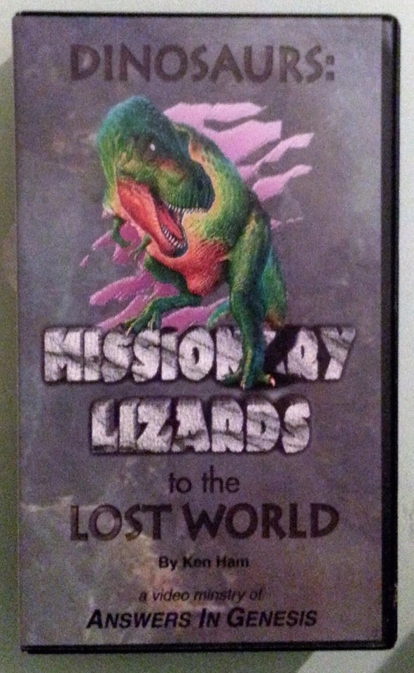 DINOSAURS : MISSIONARY LIZARDS TO THE LOST WORLD by ken ham  VHS VIDEOTAPE - Image 1 of 1