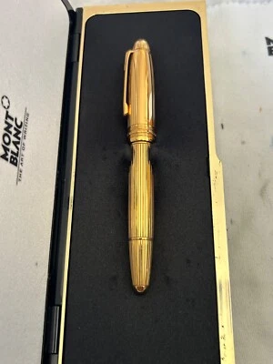Montblanc Solitaire Vermeil LeGrand 146 rayas 18 k M nuevo en caja-en muy buen estado Foto 1 de 4