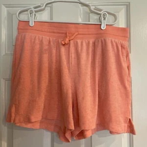 NWOT Old Navy Women’s ~ High Waisted Slub Knit Terry Lounge Shorts XL - Picture 1 of 9