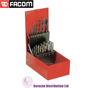 FACOM 28 PIECE METRIC TAP AND DRILL SET - 227.J2A