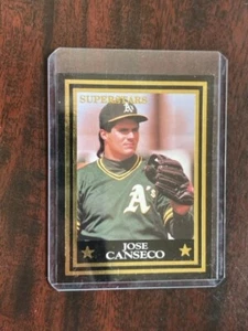 Jose Canseco1992 Superstars Gold Foil MINT SHIPS IN NEW TOP LOADER - Picture 1 of 3