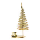 Christmas Tree Candlestick Holder With Star Metal Golden Christmas Tree Cand GHB