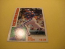 2016 Topps Series 1 65th Anniversary Buyback Black 1984 Bill Stein Rangers