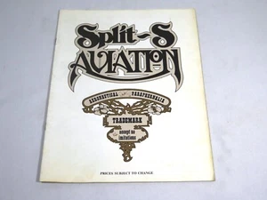 Catálogo de parafernalia aeronáutica de aviación Split-S de colección - Imagen 1 de 4