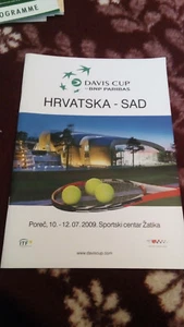DAVIS CUP 2009, CROATIA v USA, PROGRAMME - Picture 1 of 1