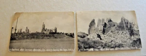 1918 WW1 PHOTO CARDS BATTLE OF THE LYS GERMAN OFFENSIVE AUSTRALIAN PUBLISHED #6 - Picture 1 of 2