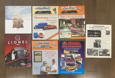 1990’s Lot of (7) Lionel Model Trains Catalog Magazine Newsletter Railroad - Image 1 of 4