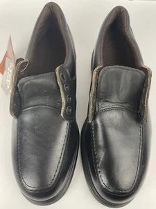 RED WING 4408 Black Leather Steel Toe Work Shoes Men’s 9 EE - Picture 1 of 14