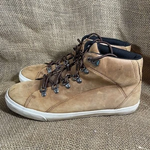 KEEN Tumalo Mid Hi Top Leather Casual Shoe Walking Skateboard Tan Men's US 12 - Picture 1 of 12