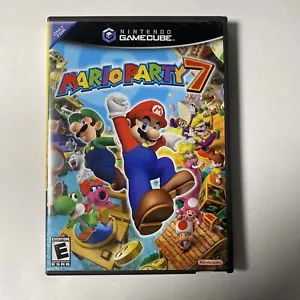 Mario Party 7 (GameCube, 2005) Complete In Box CIB Tested Working - Picture 1 of 12