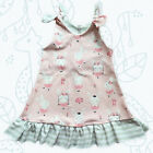 Baby Kleidchen TILDA handmade Kids Knoten-Kleid Hasen Geschenk Kinder Mädchen 