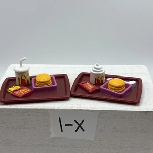 Vintage 2001 Mattel Barbie McDonald’s Fun Time Restaurant Essen Tablett Burger Pommes - Bild 1 von 8