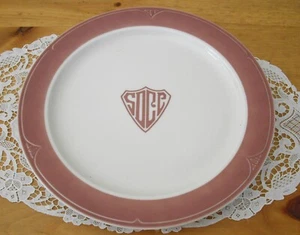 Vintage Syracuse China RESTAURANT SOCC logo 11 7/8" Round Platter ~ - Picture 1 of 8