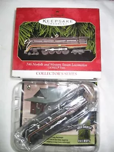 1999 LIONEL TRAIN 746 NORFOLK AND WESTERN STEAM LOCOMOTIVE HALLMARK NEW IN BOX - Picture 1 of 1