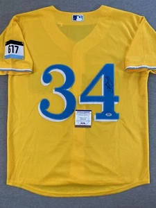 BOSTON RED SOX- DAVID ORTIZ AUTOGRAPH 617 BOSTON STRONG #34 JERSEY PSA AM92740 - Picture 1 of 5