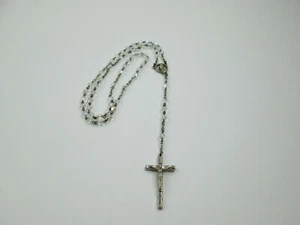 Italy Five Decade Rosary Mary/St Francis of Assisi Double Sided Center Silver - Picture 1 of 8