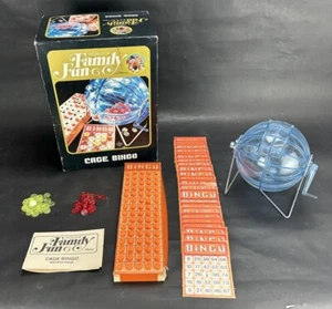 Vintage 1971 Hasbro Cage Bingo World Of Family Fun 2035 - Picture 1 of 20