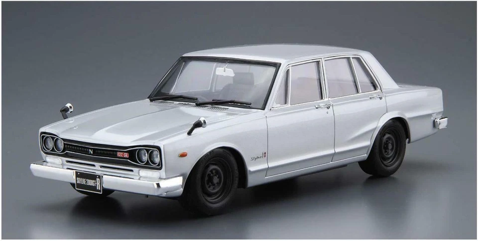 Aoshima Nissan Skyline 2000GT-R 4-Door PGC10 '70 053461 - Image 1 of 1