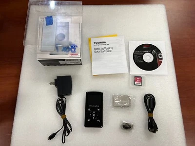 Toshiba Air10 Camcorder Camileo Camera 4GB Wi-Fi YouTube Ustream Red - Image 1 of 4