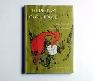 Erskine Caldwell, DEER AT OUR HOUSE, 1966 in dust jacket, Beginning Reader - Picture 1 of 6