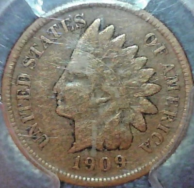 1909-S Indian Cent PCGS VF 25 - Image 1 of 3