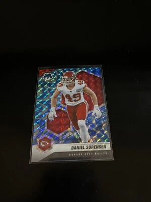Daniel Sorensen 2021 Mosaic Reactive Blue Prizm football card Chiefs 7 PWE - Image 1 of 2