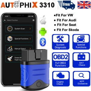 AUTOPHIX 3310 OBD2 Scanner All System Diagnostic Scan Tool SAS Reset Fit For VW - Picture 1 of 17