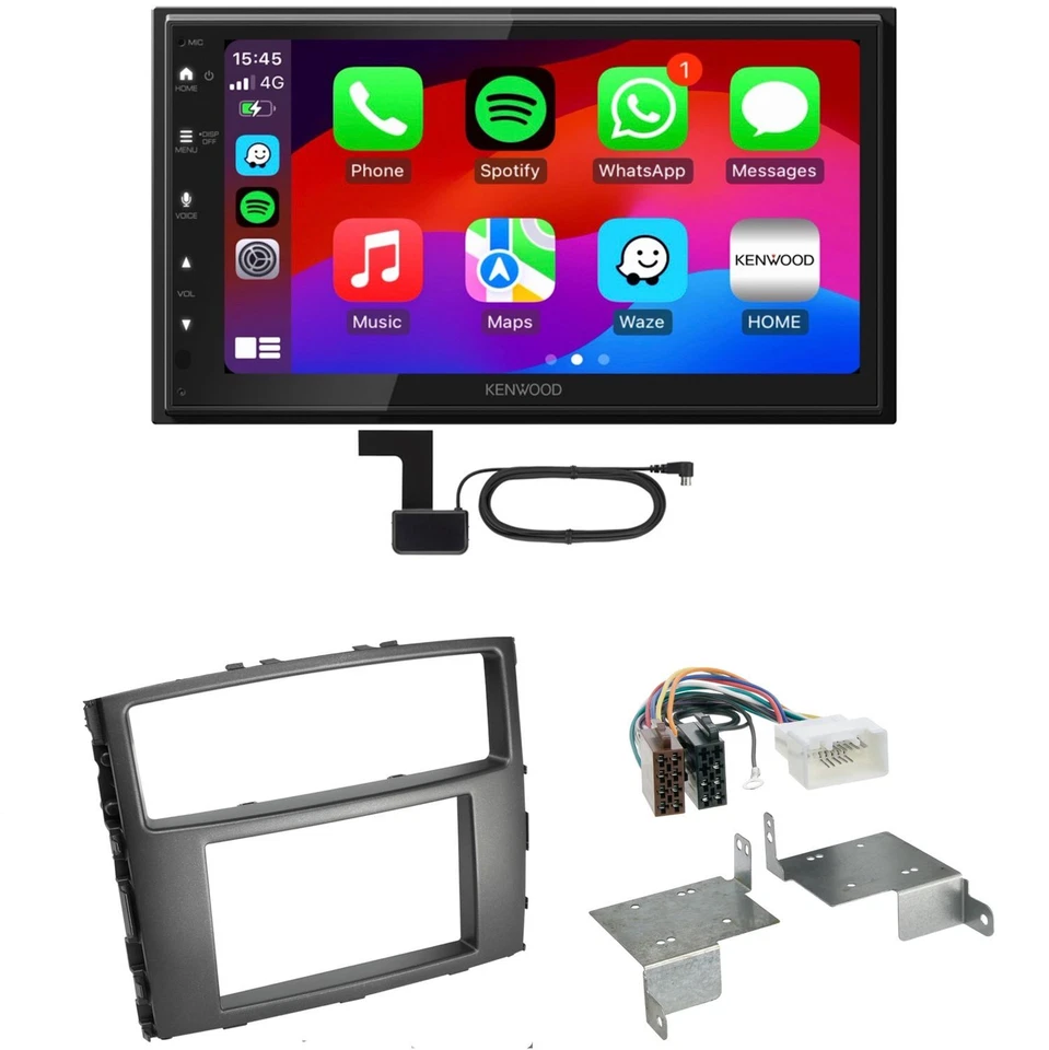 Kenwood DMX6523DABS CarPlay Einbauset für Mitsubishi Pajero bis 2014 - Bild 1 von 1