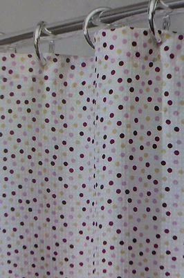 Cortina de ducha de tela InterDesign Gia 72" x 72" nueva en paquete Foto 1 de 4