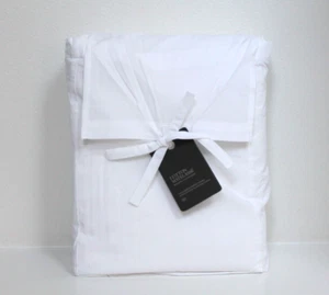 RH Restoration Hardware White 100% Cotton Full / Queen Matelasse DUVET COVER - Picture 1 of 7