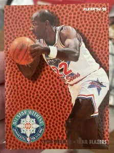 1994-95 Fleer All Star Weekend Clyde Drexler Insert #15 Portland Trail Blazers - Picture 1 of 2
