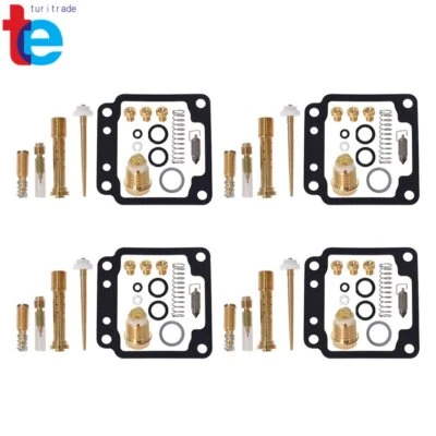 4 件化油器修复套件适用于雅马哈 XJ650 Maxim 80-83 XJ650R Seca — 第 1/4 张图片