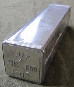 WWI WWII US ARMY M1910 HARD BREAD MESS KIT TIN - Picture 1 of 3